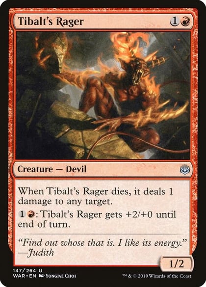 Tibalt's Rager, War of the Spark 147