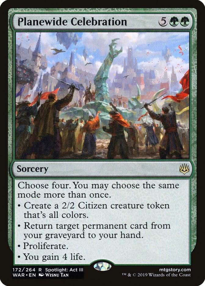 Planewide Celebration, War of the Spark 172