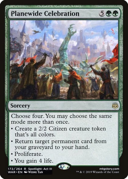 Planewide Celebration, War of the Spark 172