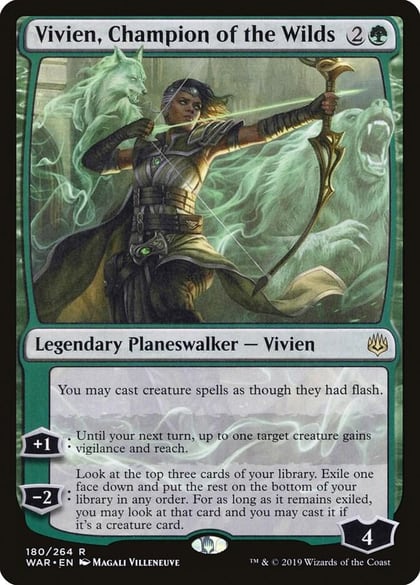 Vivien, Champion of the Wilds, War of the Spark 180