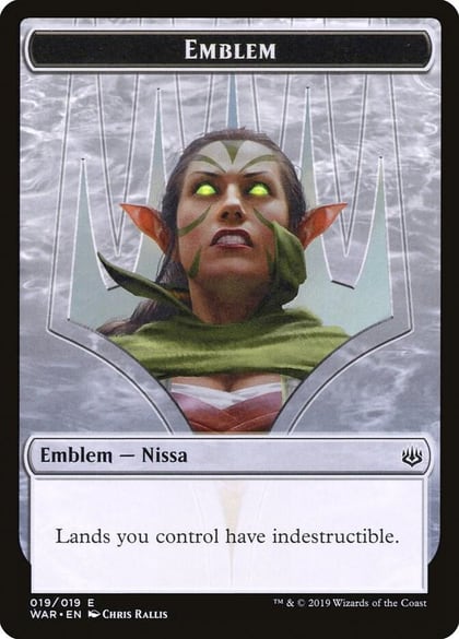 Emblem - Nissa, Who Shakes the World, War of the Spark 19