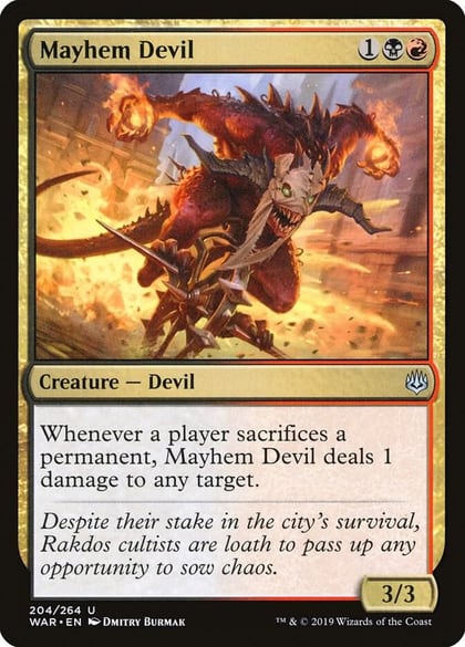 Mayhem Devil, War of the Spark 204