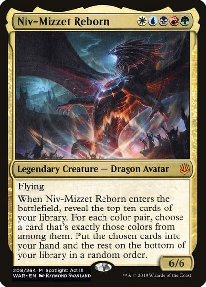 Niv-Mizzet Reborn, War of the Spark 208