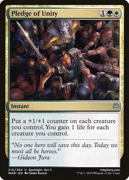 Pledge of Unity, War of the Spark 210