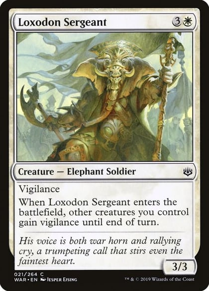 Loxodon Sergeant, War of the Spark 21
