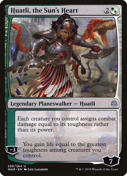 Huatli, the Sun's Heart, War of the Spark 230