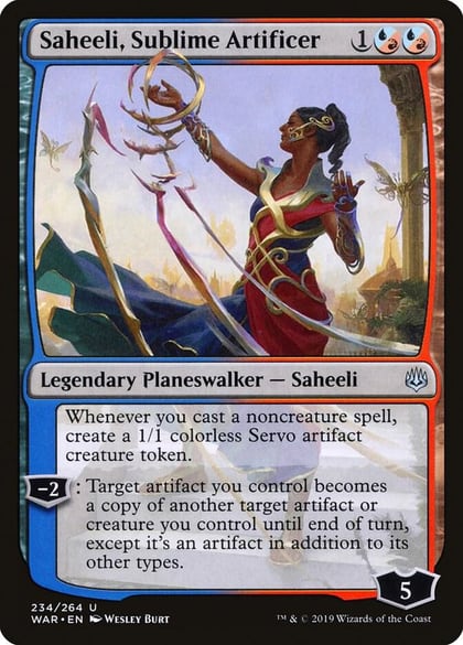Saheeli, Sublime Artificer, War of the Spark 234