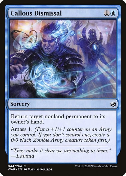 Callous Dismissal, War of the Spark 44