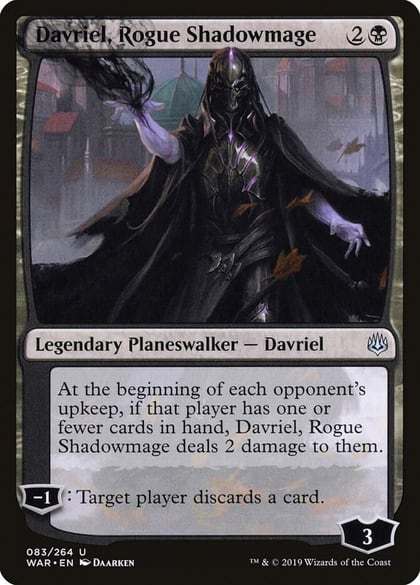 Davriel, Rogue Shadowmage, War of the Spark 83