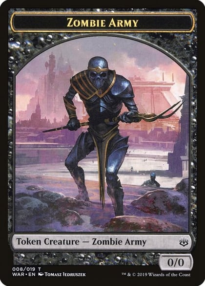 Zombie Army Token (008), War of the Spark 8