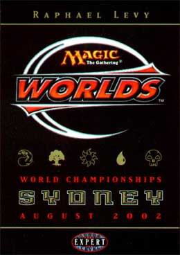 World Championship Deck: 2002 Sydney - Raphael Levy, 16th Place, World Championship Decks P158303