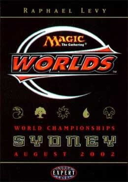 World Championship Deck: 2002 Sydney - Raphael Levy, 16th Place, World Championship Decks P158303