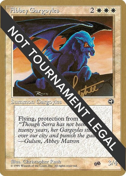 Abbey Gargoyles - 1996 Bertrand Lestree (HML) (SB), World Championship Decks #158461