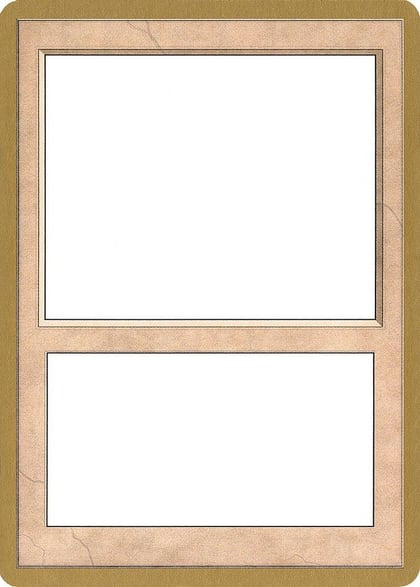 1996 World Championship Blank Card, World Championship Decks P158471