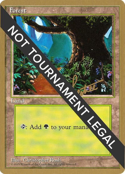 Forest (B) - 1996 Bertrand Lestree (4ED), World Championship Decks #158487