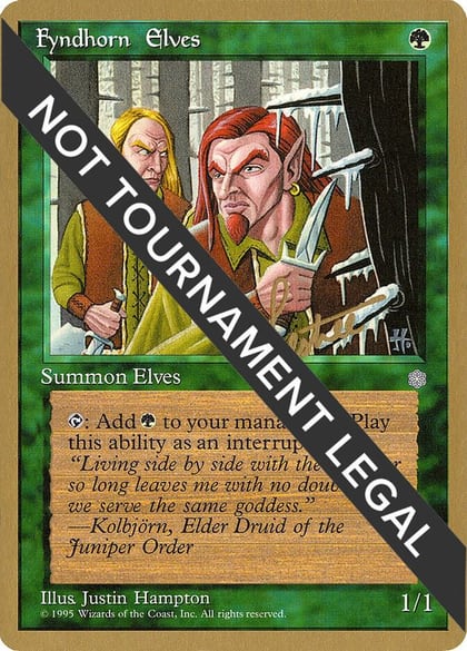 Fyndhorn Elves - 1996 Bertrand Lestree (ICE), World Championship Decks #158488