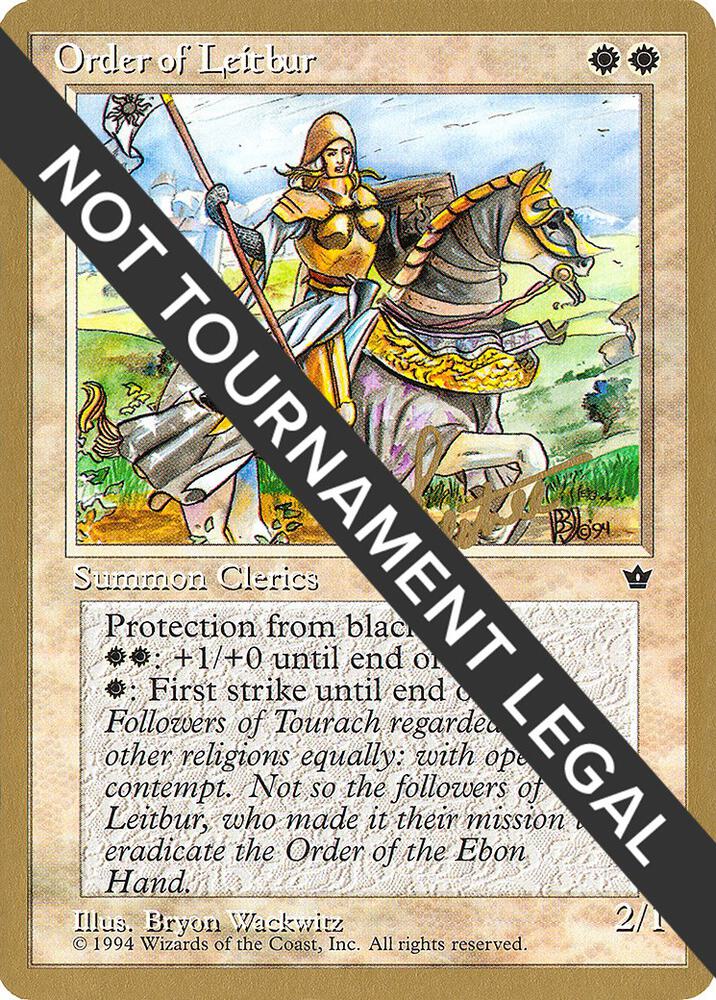 Order of Leitbur (Female) - 1996 Bertrand Lestree (FEM), World Championship Decks #158498