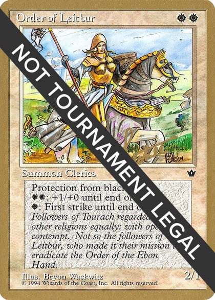 Order of Leitbur (Female) - 1996 Bertrand Lestree (FEM), World Championship Decks #158498