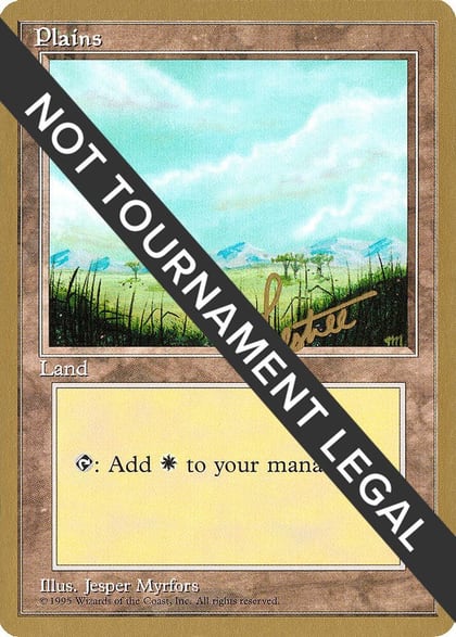 Plains (B) - 1996 Bertrand Lestree (4ED), World Championship Decks #158502