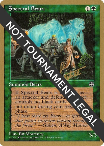 Spectral Bears - 1996 Bertrand Lestree (HML), World Championship Decks #158506