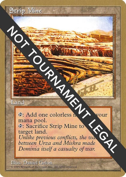 Strip Mine - 1996 Bertrand Lestree (4ED), World Championship Decks #158507