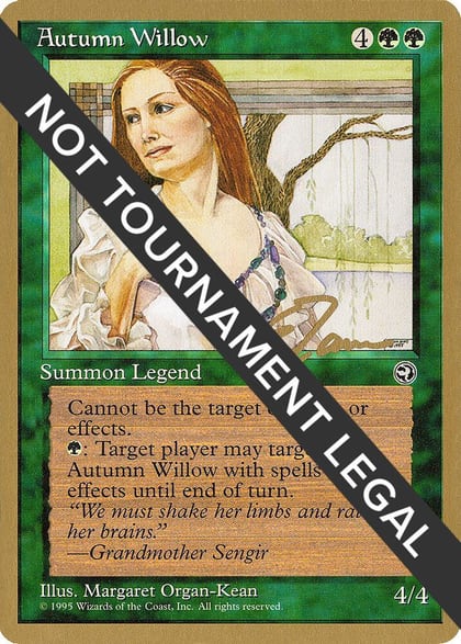 Autumn Willow - 1996 Eric Tam (HML), World Championship Decks #158518