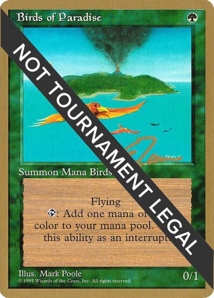 Birds of Paradise - 1996 Eric Tam (4ED), World Championship Decks #158520