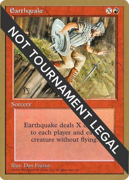 Earthquake - 1996 Eric Tam (4ED), World Championship Decks #158529