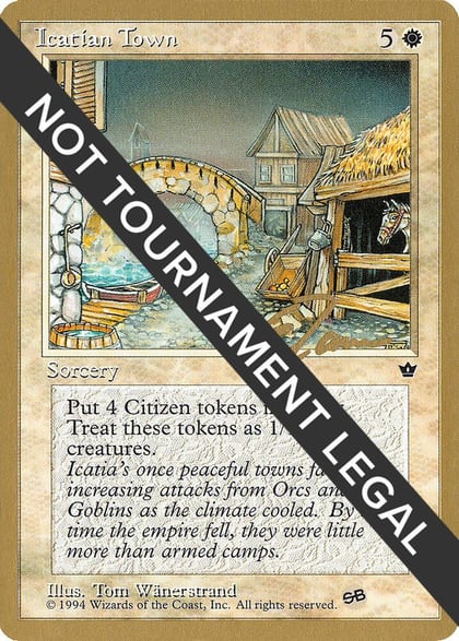 Icatian Town - 1996 Eric Tam (FEM) (SB), World Championship Decks #158537