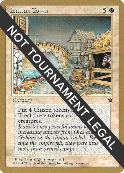 Icatian Town - 1996 Eric Tam (FEM), World Championship Decks #158538