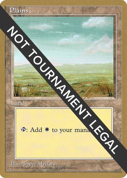 Plains (C) - 1996 Eric Tam (4ED), World Championship Decks #158561