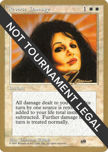 Reverse Damage - 1996 Eric Tam (4ED) (SB), World Championship Decks #158562