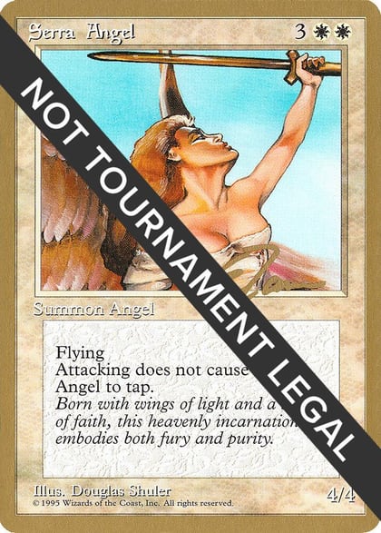 Serra Angel - 1996 Eric Tam (4ED), World Championship Decks #158566