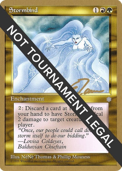 Stormbind - 1996 Eric Tam (ICE), World Championship Decks #158568