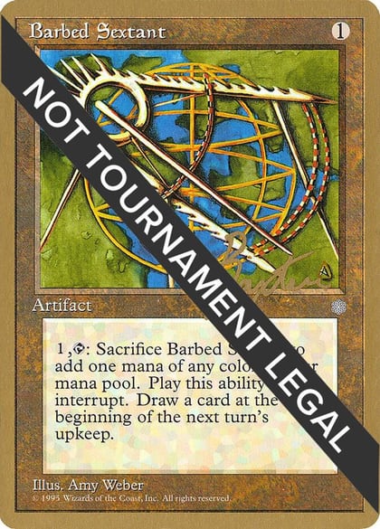 Barbed Sextant - 1996 George Baxter (ICE), World Championship Decks #158591