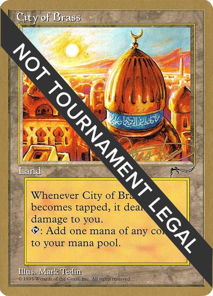 City of Brass - 1996 George Baxter (ARN), World Championship Decks #158592