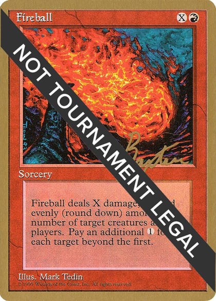 Fireball - 1996 George Baxter (4ED), World Championship Decks #158596