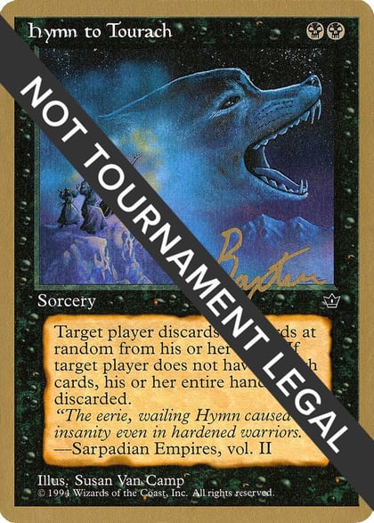 Hymn to Tourach (Wolf) - 1996 George Baxter (FEM), World Championship Decks #158605