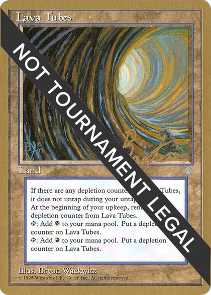 Lava Tubes - 1996 George Baxter (ICE), World Championship Decks #158620