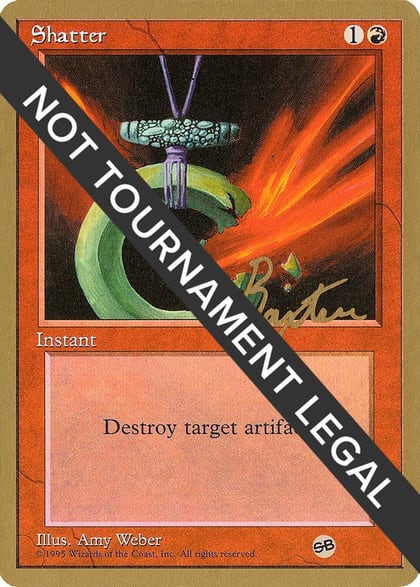 Shatter - 1996 George Baxter (4ED) (SB), World Championship Decks #158636