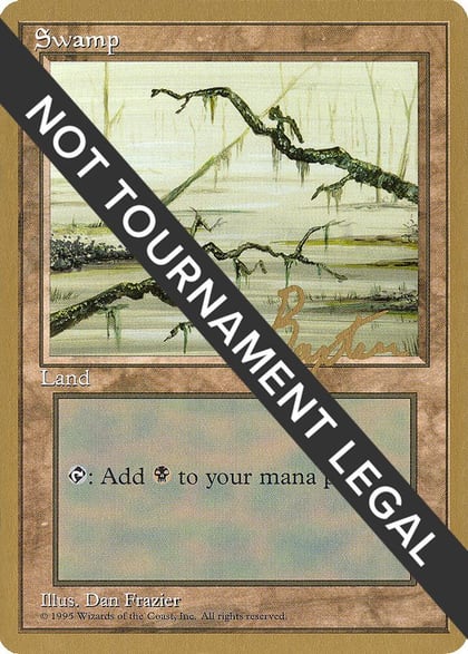 Swamp (C) - 1996 George Baxter (4ED), World Championship Decks #158641