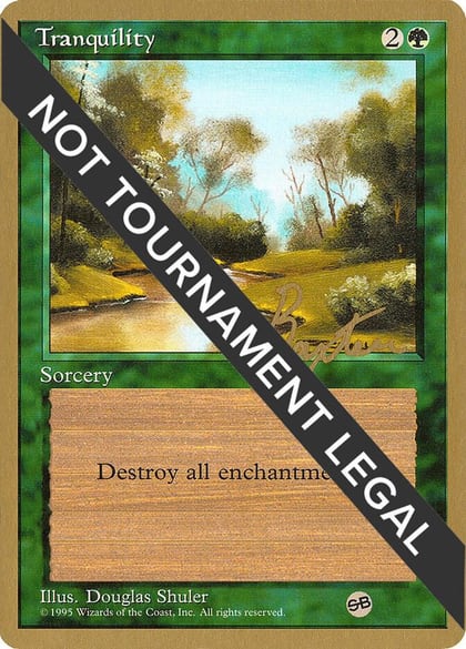 Tranquility - 1996 George Baxter (4ED) (SB), World Championship Decks #158643