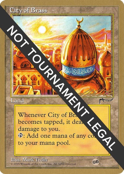 City of Brass - 1996 Leon Lindback (ARN) (SB), World Championship Decks #158647