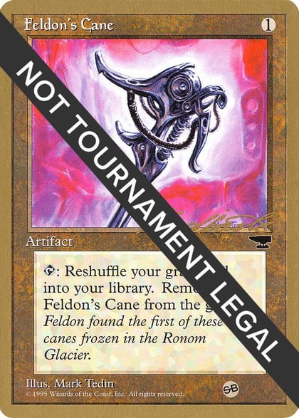 Feldon's Cane - 1996 Leon Lindback (CHR) (SB), World Championship Decks #158653