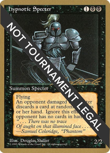 Hypnotic Specter - 1996 Leon Lindback (4ED), World Championship Decks #158658
