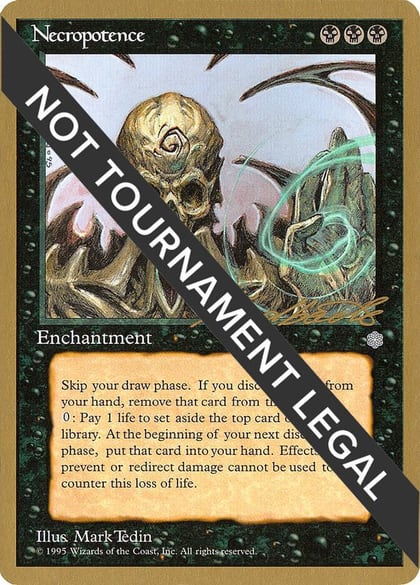 Necropotence - 1996 Leon Lindback (ICE), World Championship Decks #158669