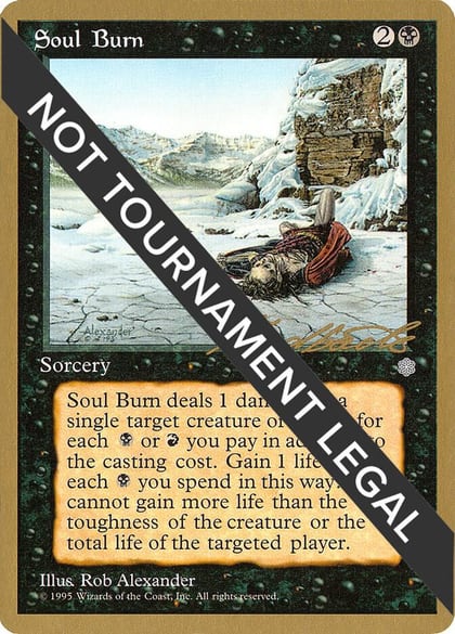 Soul Burn - 1996 Leon Lindback (ICE), World Championship Decks #158681