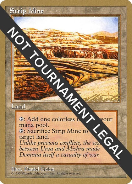 Strip Mine - 1996 Leon Lindback (4ED), World Championship Decks #158682