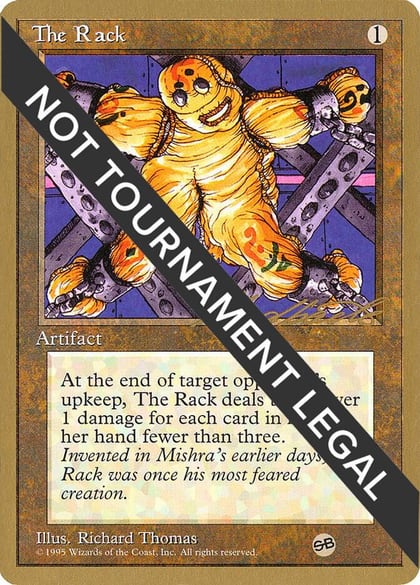The Rack - 1996 Leon Lindback (4ED) (SB), World Championship Decks #158688