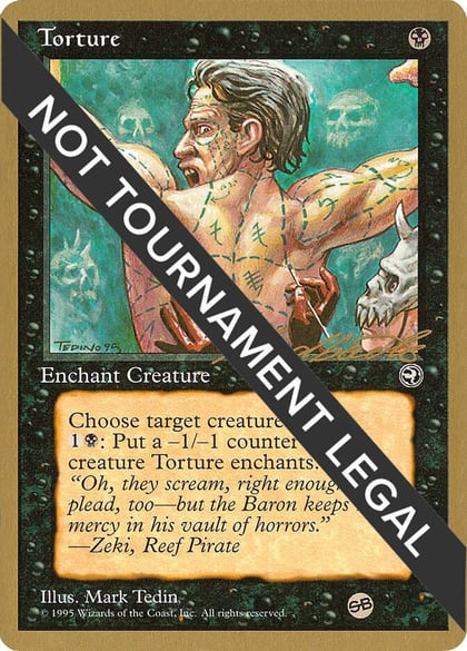 Torture - 1996 Leon Lindback (HML) (SB), World Championship Decks #158689